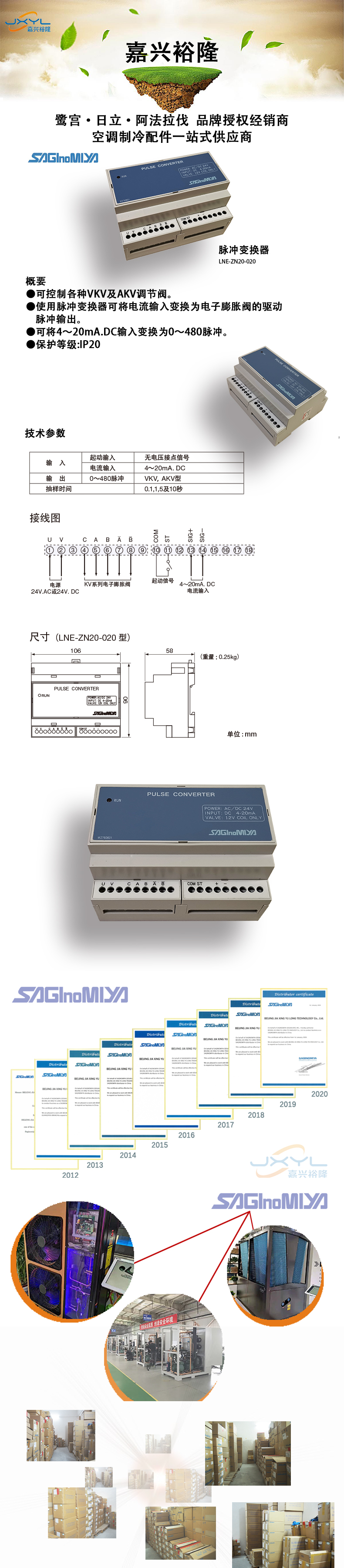 脈沖變換器LNE-ZN20-020