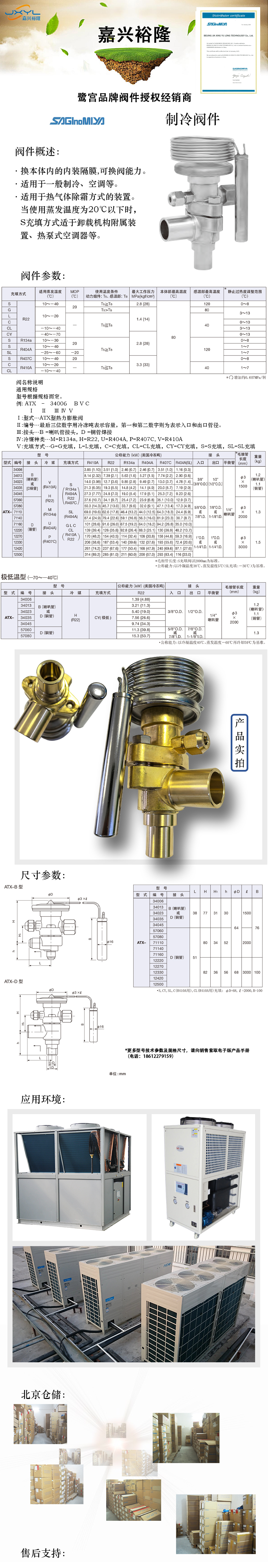 熱力膨脹閥ATX-71110DPS